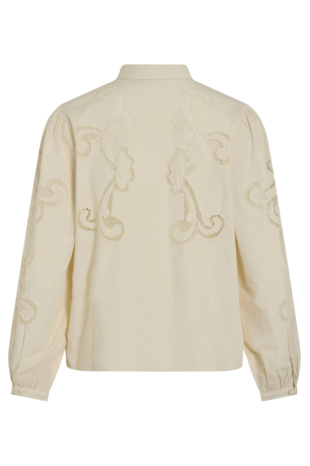 Camisa con calados de algodón orgánico