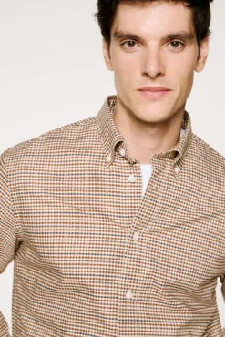 Camisa cuadros 100% algodón