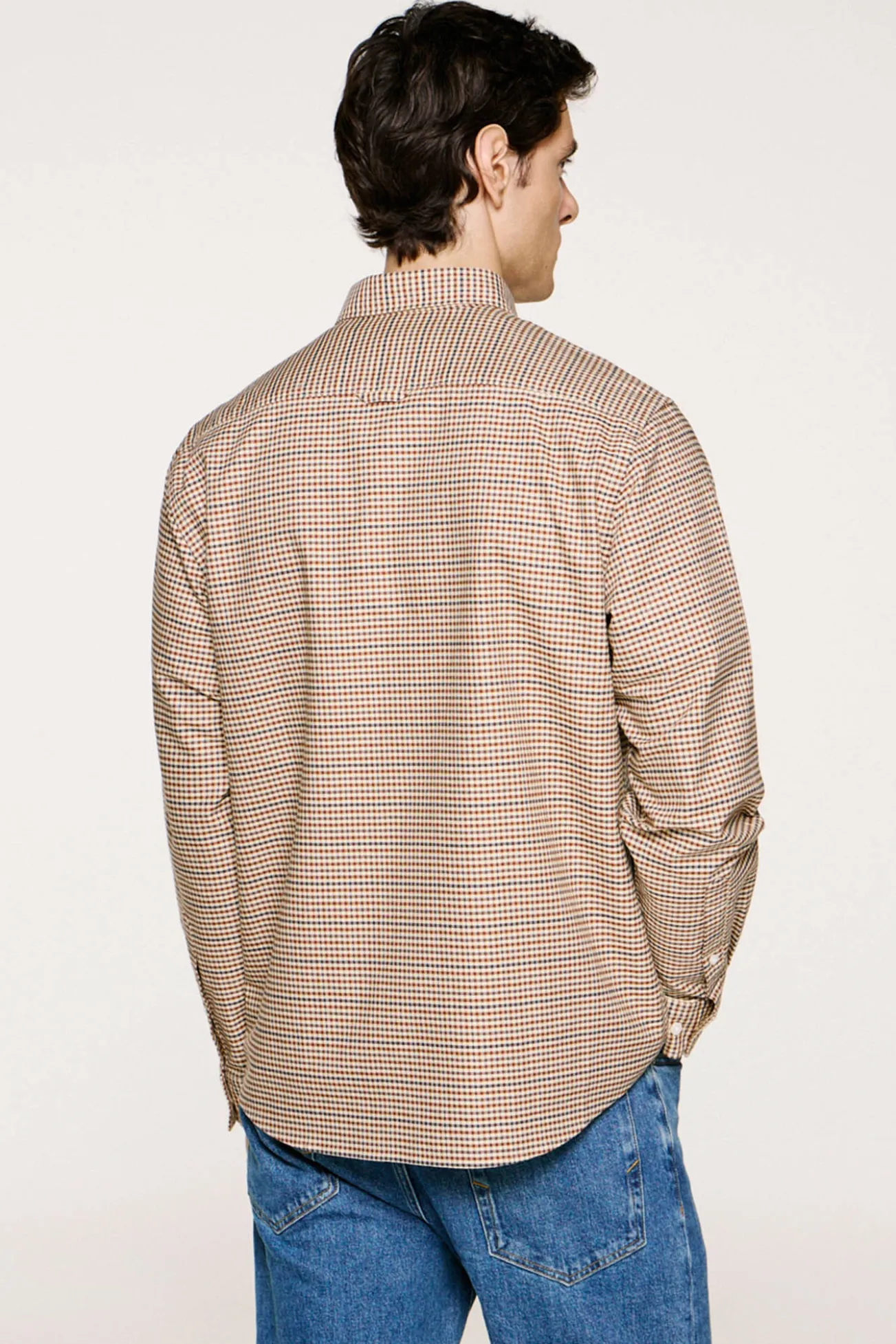 Camisa cuadros 100% algodón
