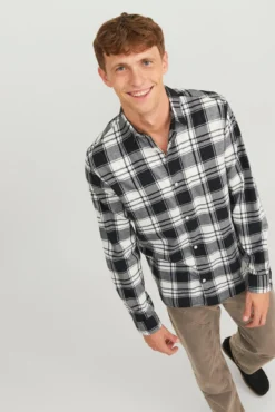 Camisa cuadros comfort fit