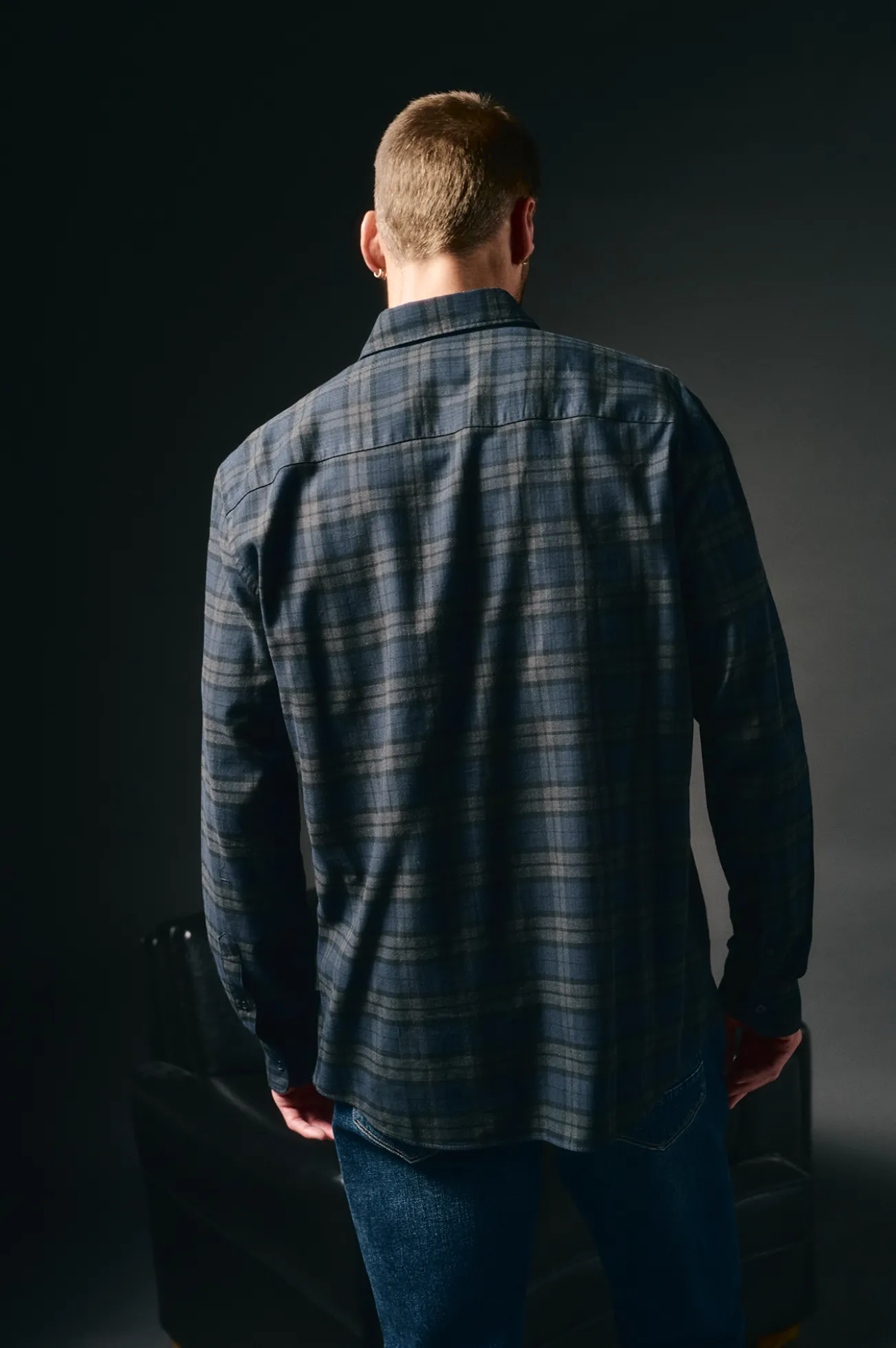 Camisa cuadros franela