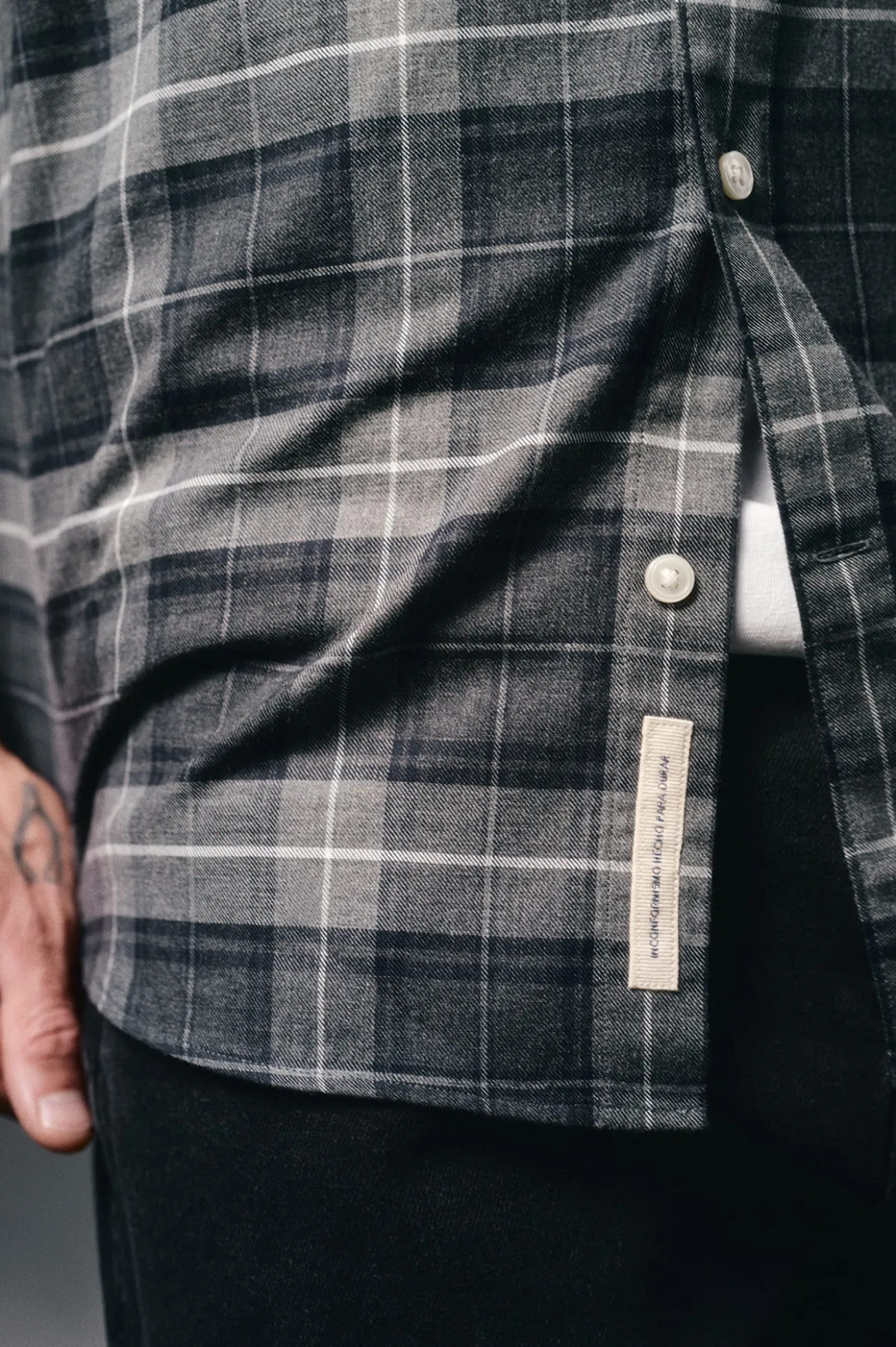 Camisa cuadros franela