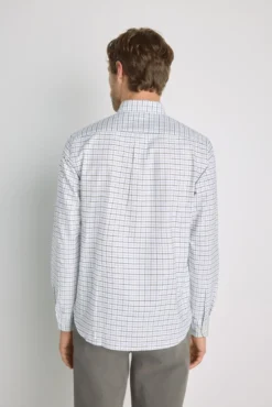 Camisa cuadros manga larga