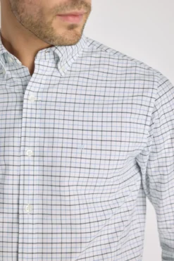 Camisa cuadros manga larga