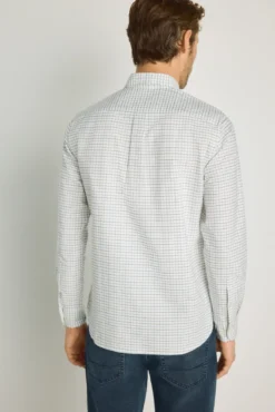 Camisa cuadros manga larga