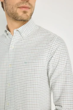 Camisa cuadros manga larga