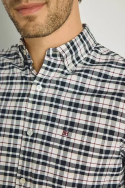 Camisa cuadros manga larga