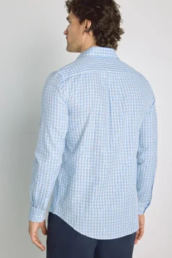 Camisa cuadros manga larga