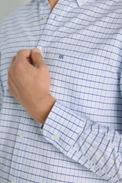 Camisa cuadros manga larga