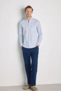 Camisa cuadros manga larga