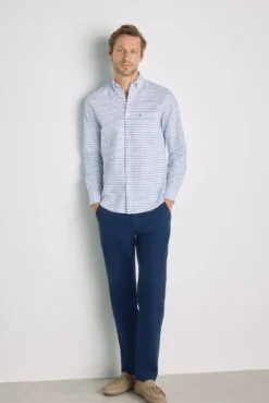 Camisa cuadros manga larga