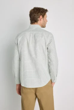 Camisa cuadros manga larga