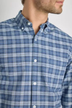 Camisa cuadros manga larga