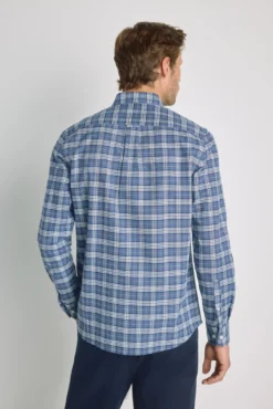 Camisa cuadros manga larga