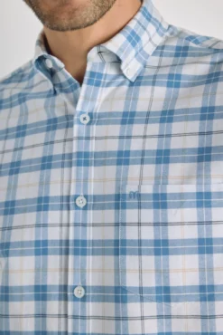 Camisa cuadros manga larga