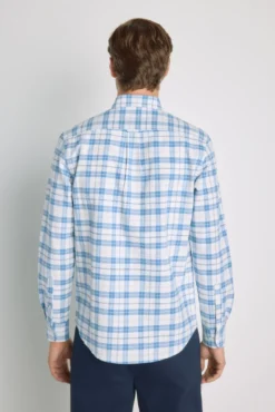 Camisa cuadros manga larga