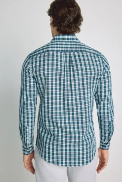 Camisa cuadros manga larga