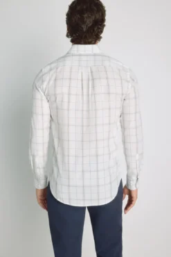 Camisa cuadros manga larga