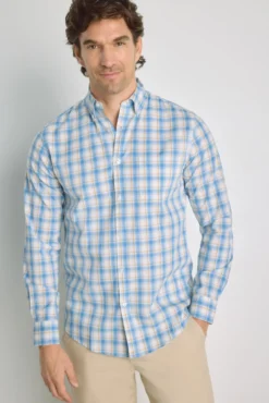 Camisa cuadros manga larga