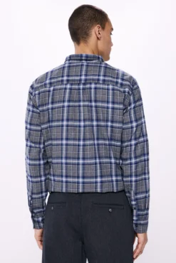 Camisa cuadros melange