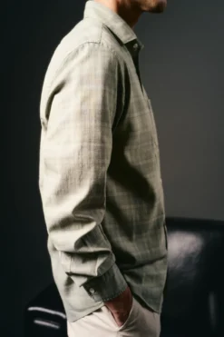 Camisa cuadro sobretintado