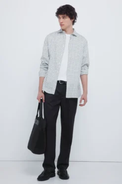 Camisa cuadros pequeños