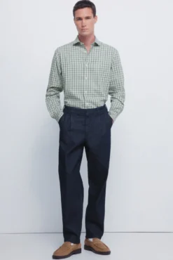 Camisa cuadros pequeños