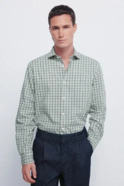 Camisa cuadros pequeños