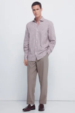 Camisa cuadros pequeños