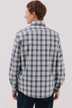 Camisa cuadros popelín