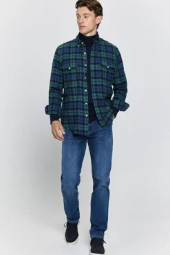 Camisa cuadros relaxed fit