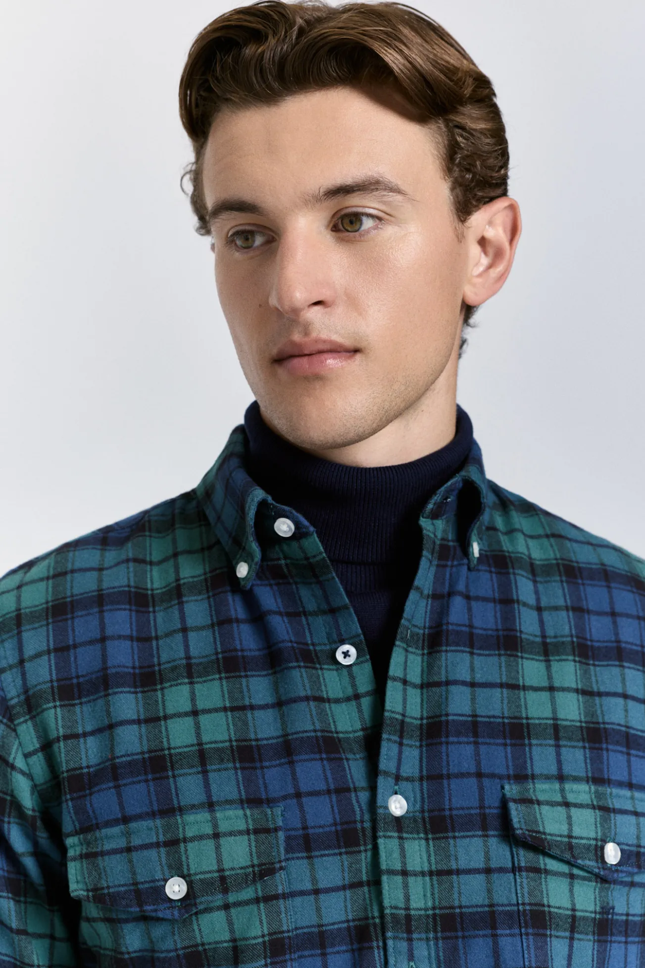 Camisa cuadros relaxed fit