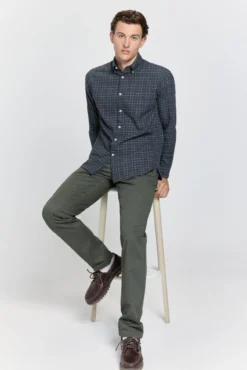 Camisa cuadros relaxed fit