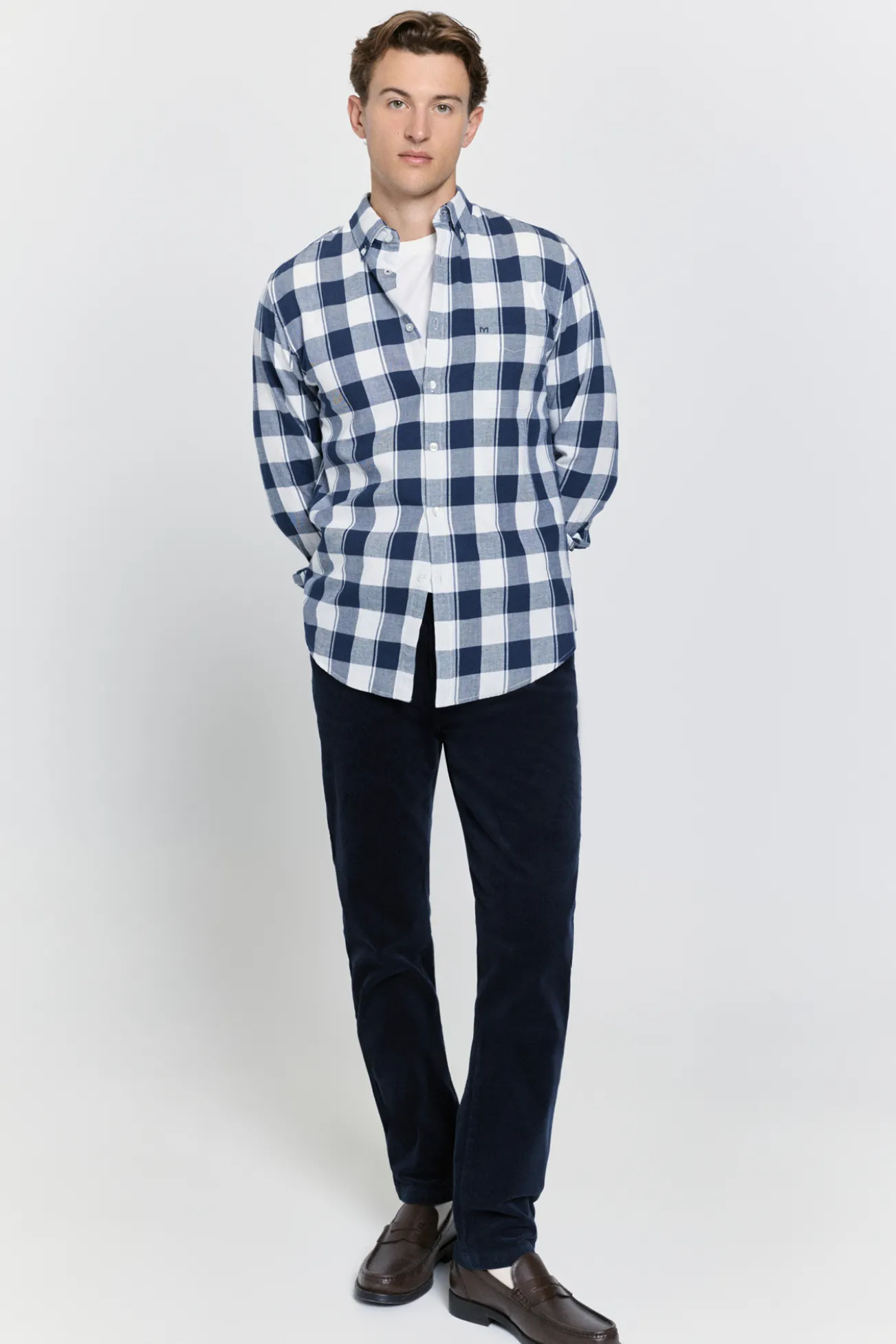 Camisa cuadros relaxed fit