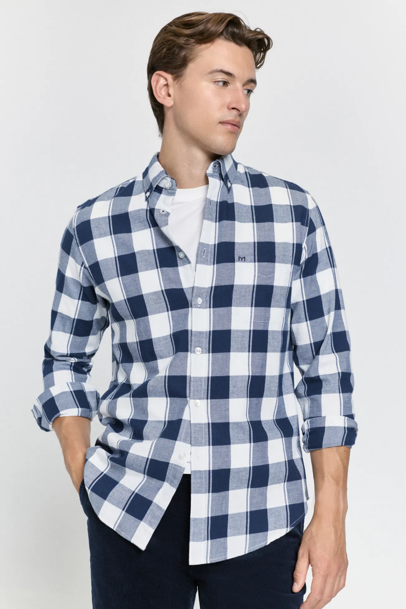 Camisa cuadros relaxed fit