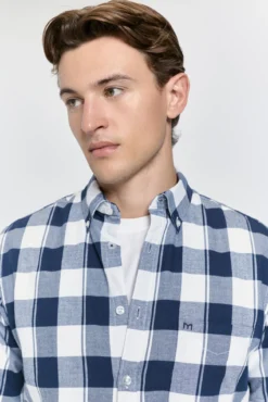 Camisa cuadros relaxed fit