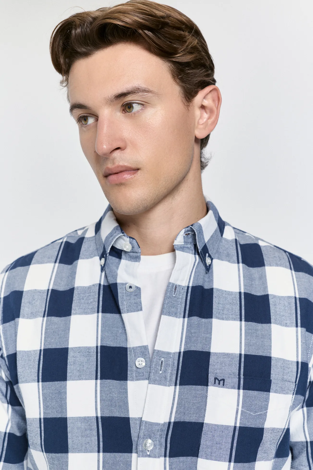 Camisa cuadros relaxed fit