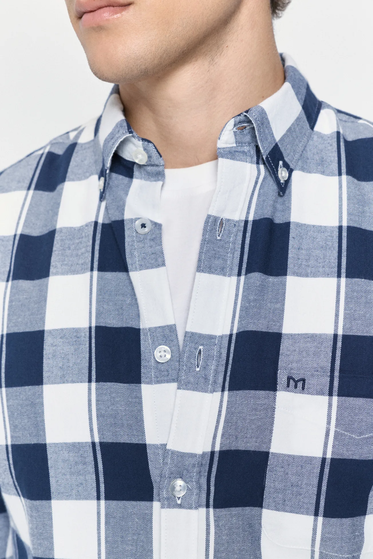 Camisa cuadros relaxed fit