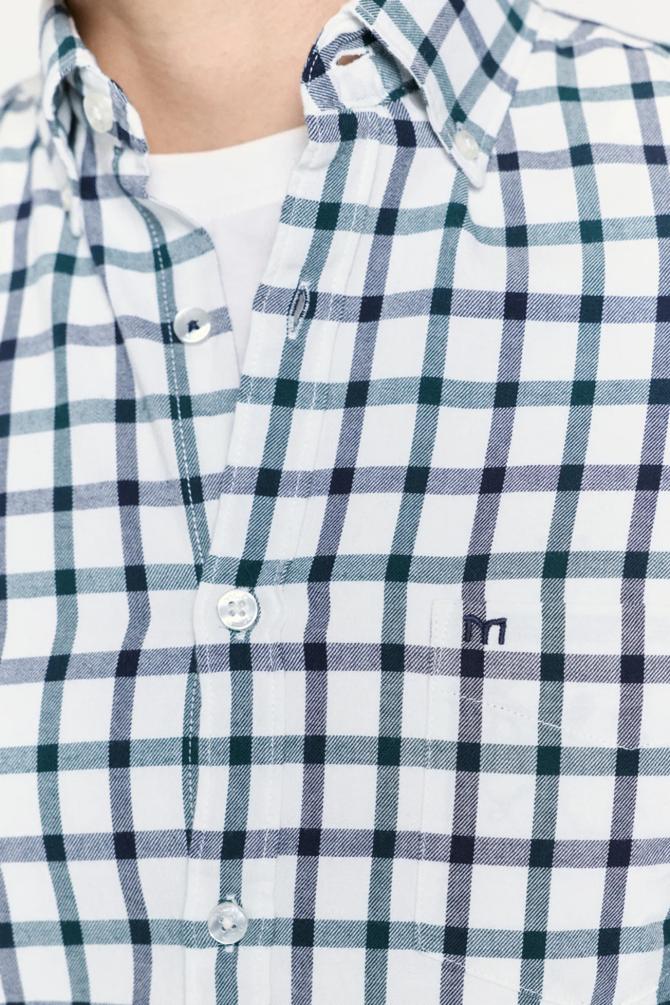 Camisa cuadros relaxed fit