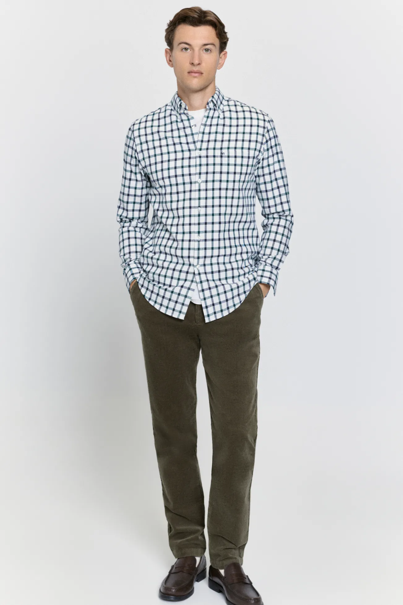 Camisa cuadros relaxed fit
