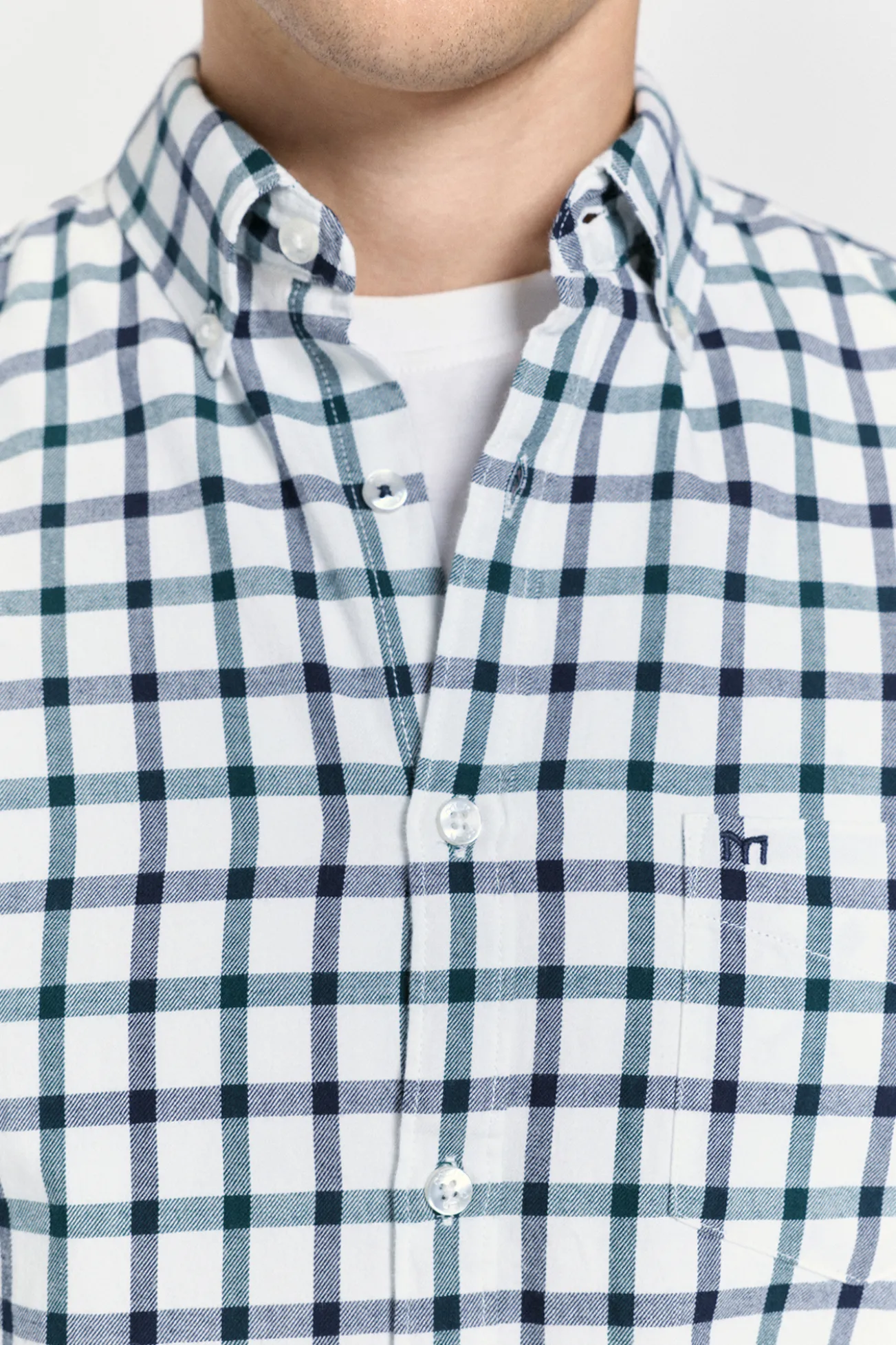 Camisa cuadros relaxed fit