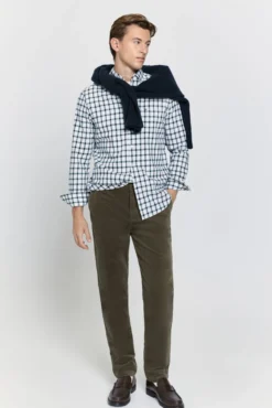 Camisa cuadros relaxed fit