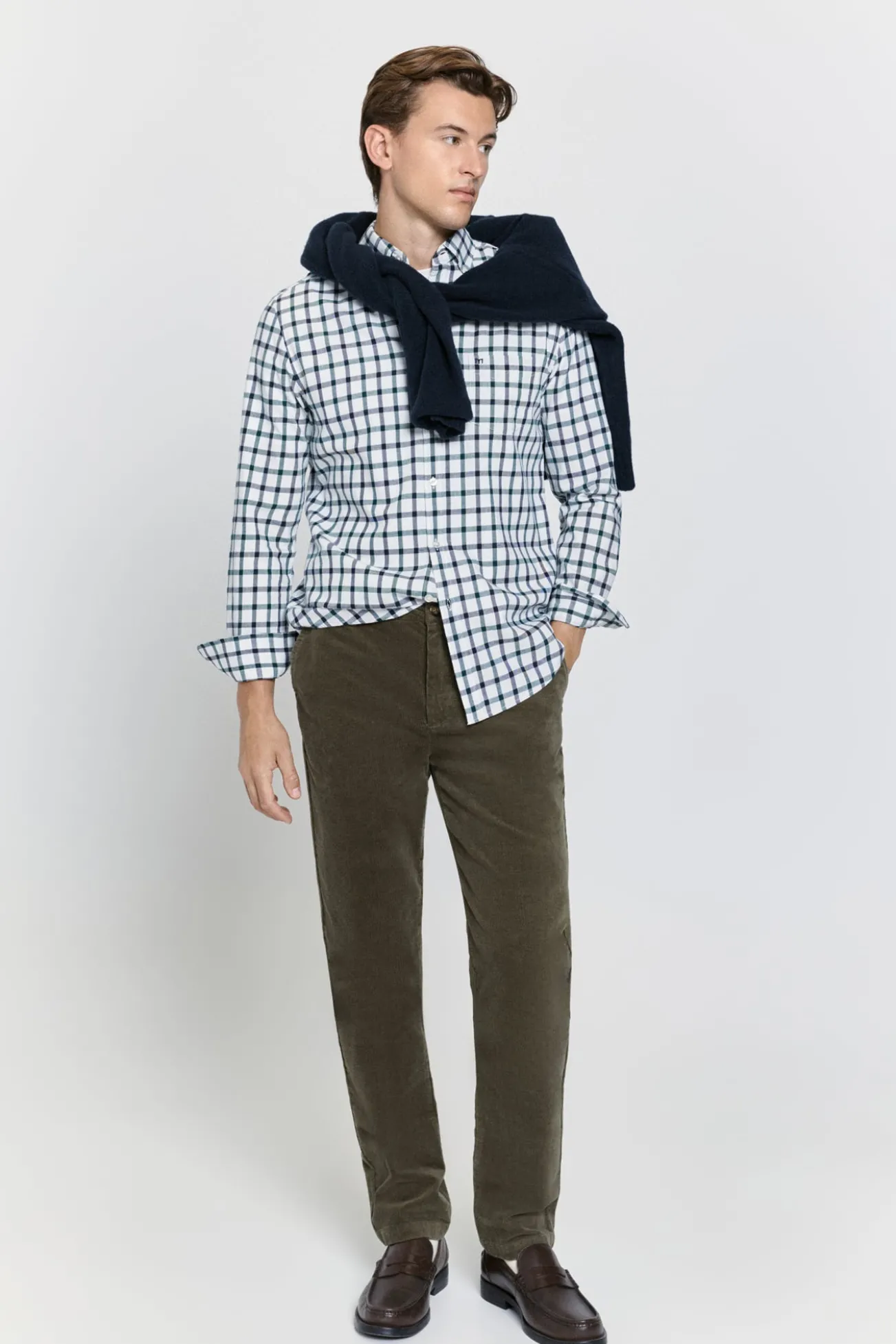 Camisa cuadros relaxed fit