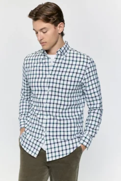 Camisa cuadros relaxed fit