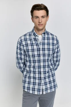 Camisa cuadros relaxed fit