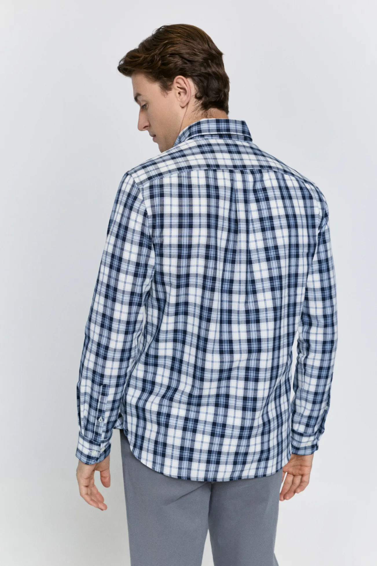 Camisa cuadros relaxed fit