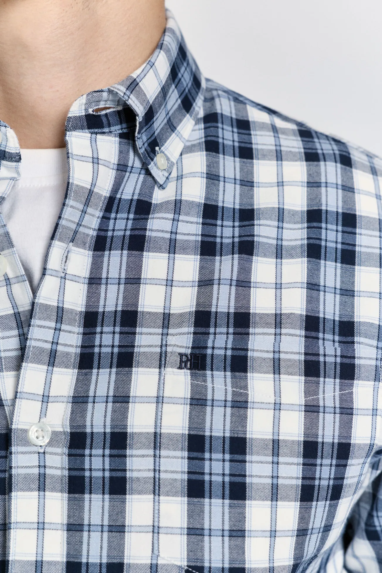 Camisa cuadros relaxed fit