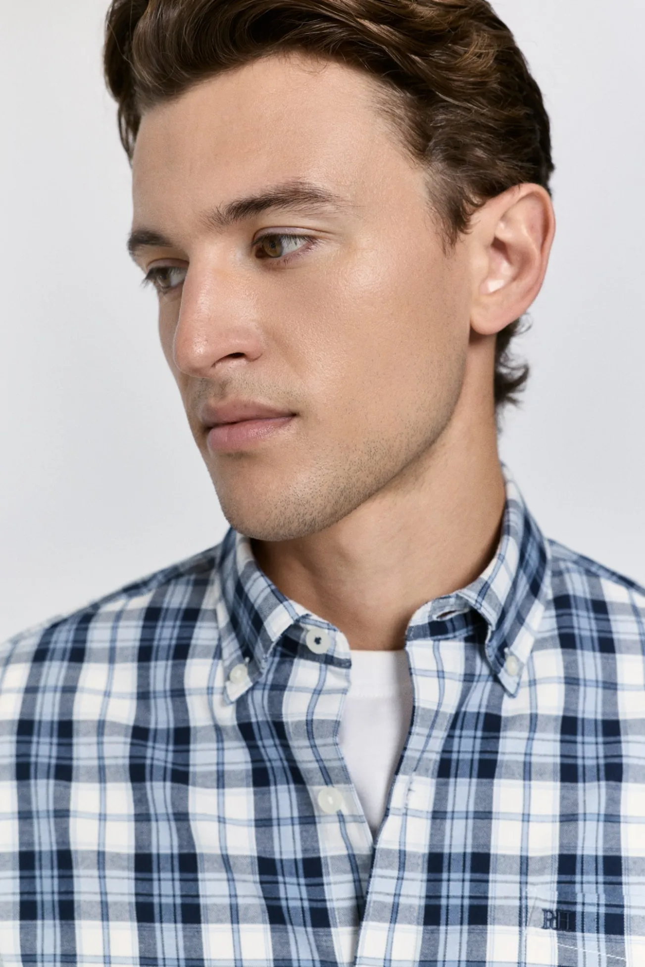 Camisa cuadros relaxed fit