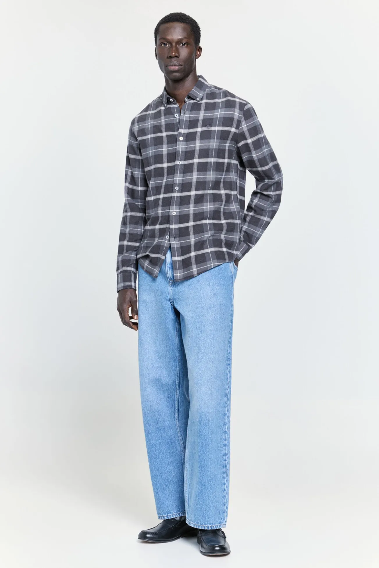 Camisa cuadros relaxed fit