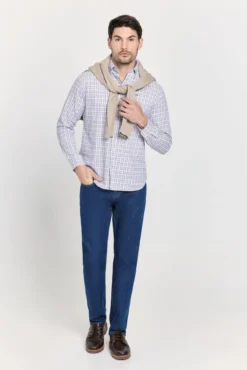 Camisa cuadros relaxed fit